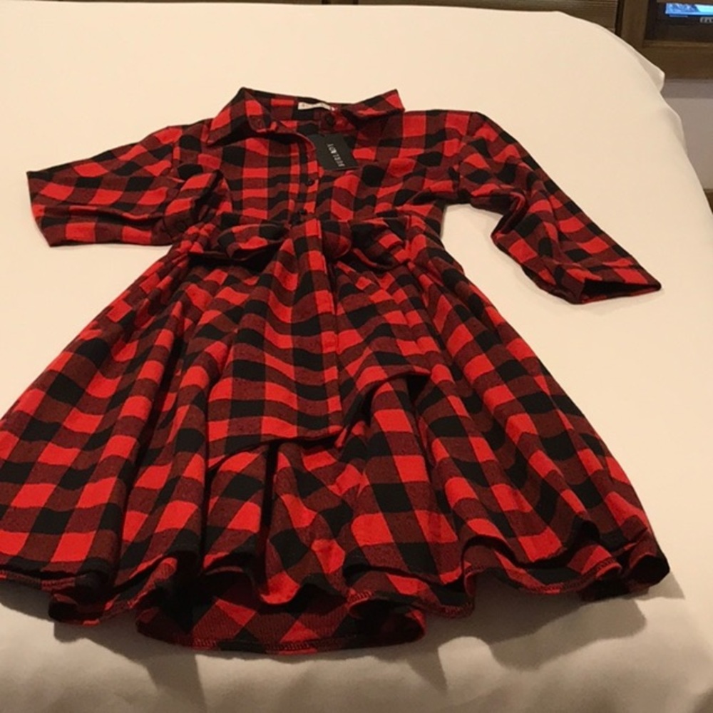 Dress, Flannel, Buffalo Plaid sz S NWT